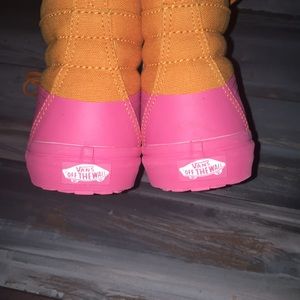 Vans Shoes - VANS SK8-HI ๐ Dark Ceddar/Pink Lemonade color! Vans Shoes - VANS SK8-HI ๐ Dark Ceddar/Pink Lemonade color!